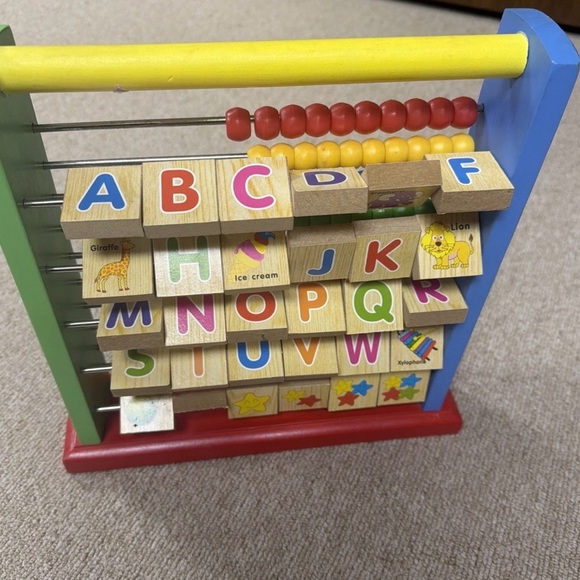 Multicolor Alphabet Learning Abacus - Picture 12 of 12
